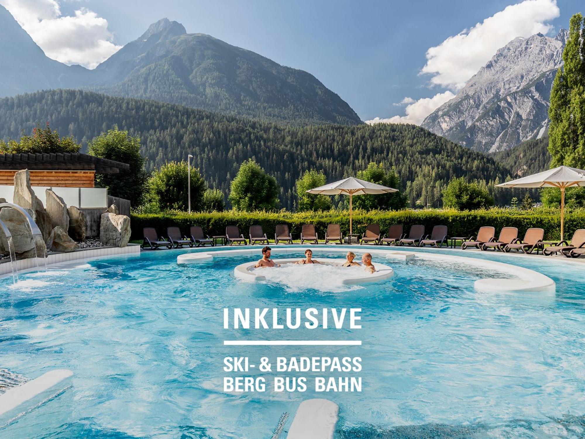 Hotel Belvedere Scuol Esterno foto
