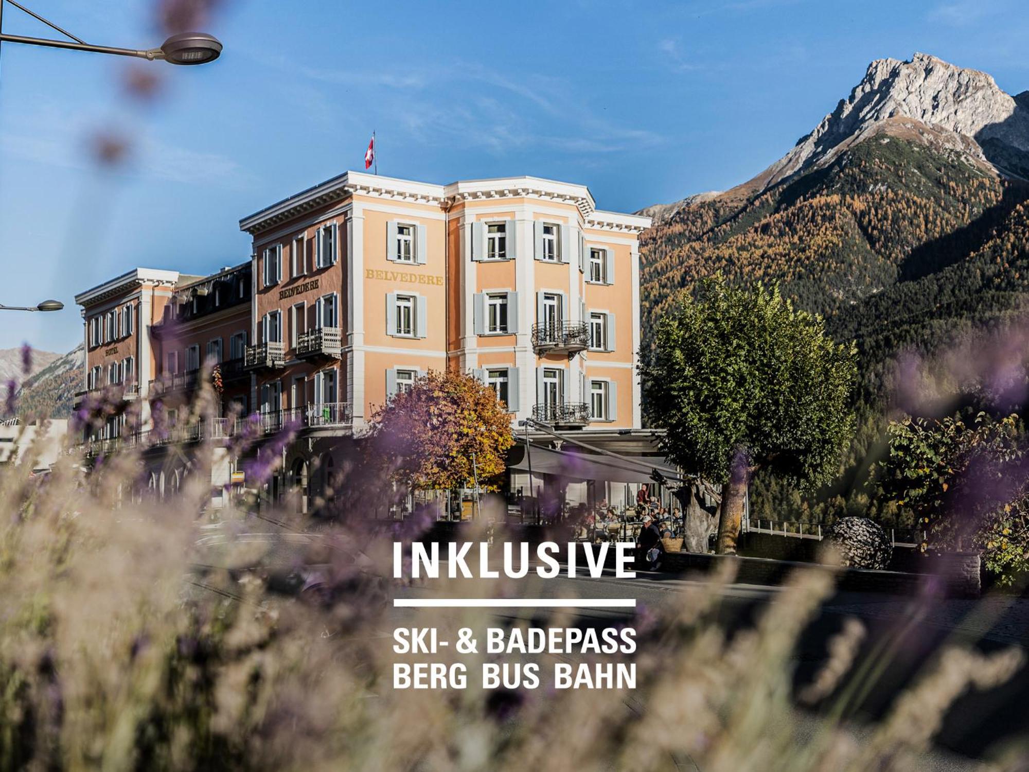 Hotel Belvedere Scuol Esterno foto