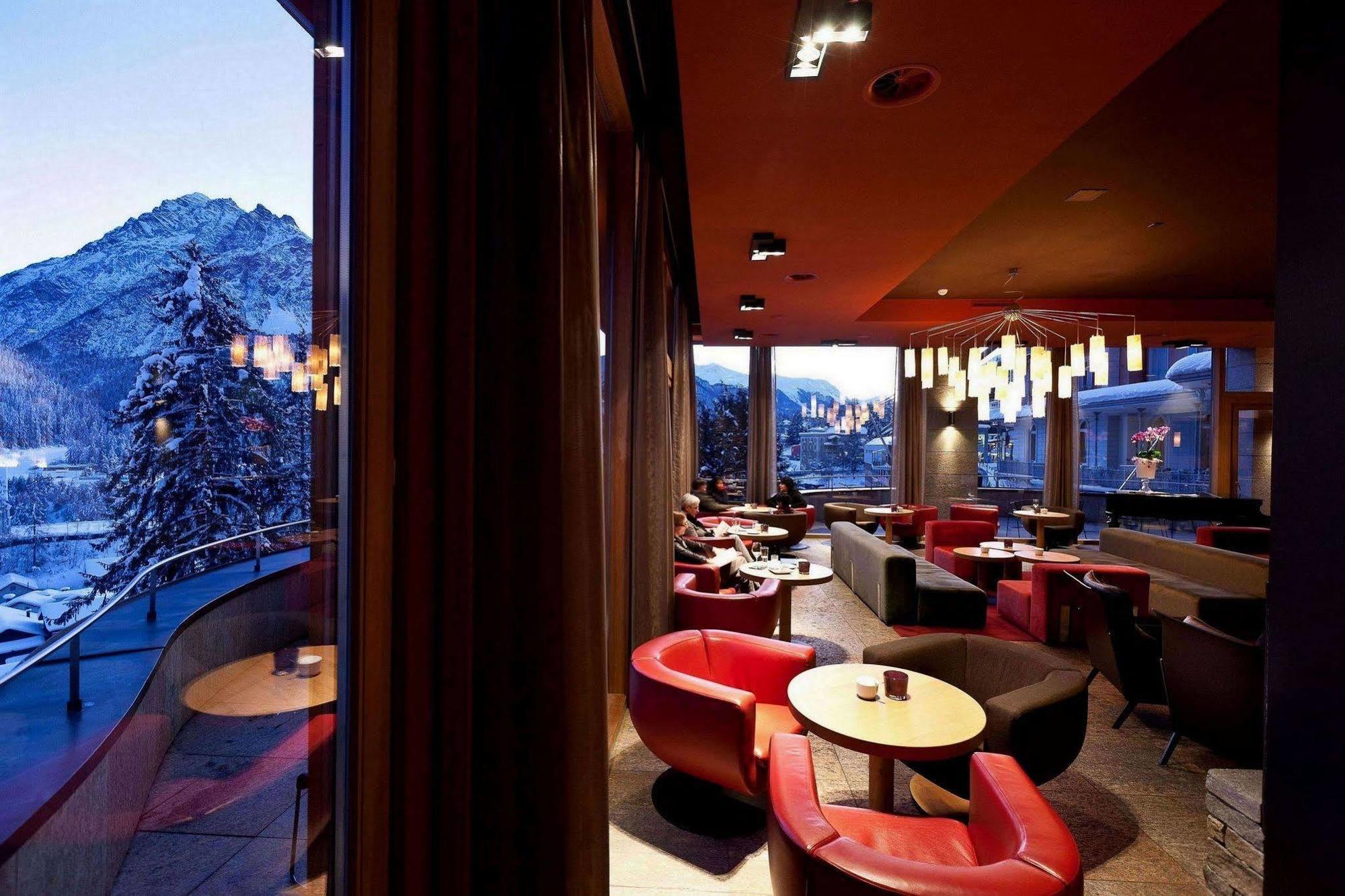 Hotel Belvedere Scuol Ristorante foto